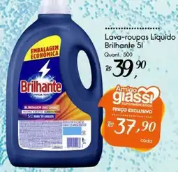 Giassi Supermercados Lava-roupas Líquido Brilhante oferta