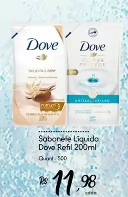 Giassi Supermercados Sabonete Líquido Dove Refil oferta
