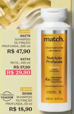 O Boticário Shampoo nutrição profunda, oferta