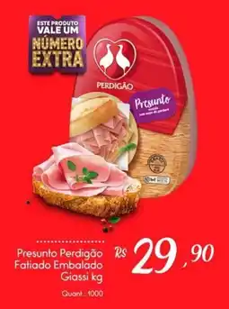Giassi Supermercados Presunto Perdigão Fatiado Embalado Giassi oferta
