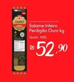 Giassi Supermercados Salame Inteiro Perdigão Ouro oferta