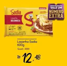 Giassi Supermercados Lasanha Sadia oferta