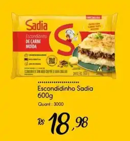 Giassi Supermercados Escondidinho Sadia oferta