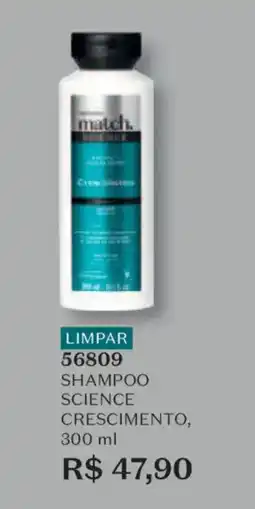 O Boticário Shampoo science crescimento oferta