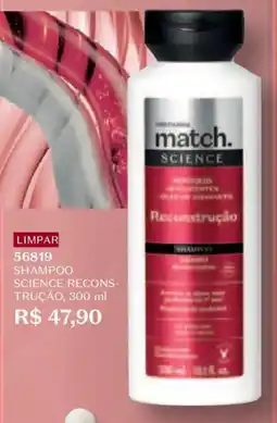 O Boticário Shampoo science reconstrução oferta