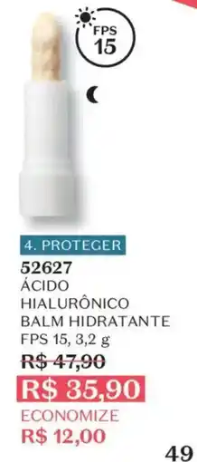 O Boticário Ácido hialurônico balm hidratante oferta