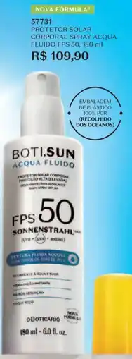 O Boticário Protetor solar corporal spray acqua fluido oferta