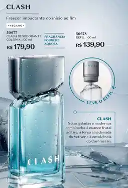 O Boticário Clash desodorante colônia oferta