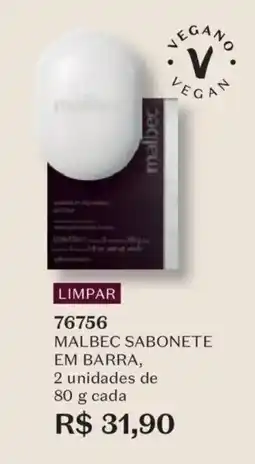 O Boticário Malbec sabonete em barra oferta