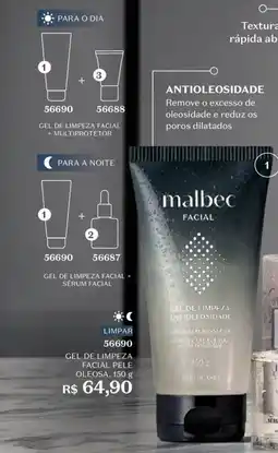 O Boticário Gel de limpeza facial pele oleosa, oferta