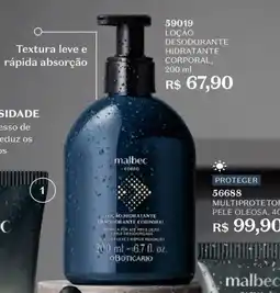 O Boticário Loção hidratante desodorante corporal oferta