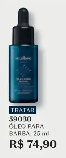 O Boticário Óleo para barba oferta