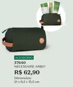 O Boticário necessaire arbo³ oferta