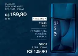 O Boticário quasar desodorante colônia oferta