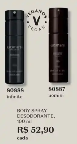 O Boticário body spray desodorante oferta