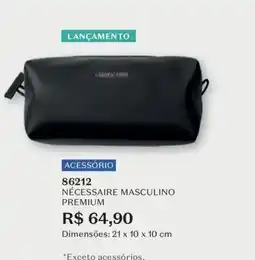 O Boticário necessaire masculino premium oferta