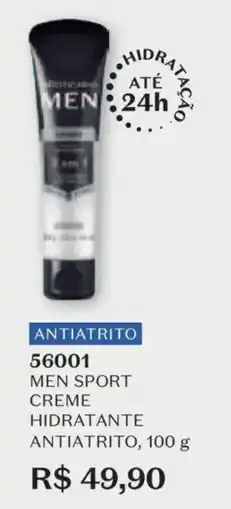 O Boticário men sport creme hidratante antiatrito oferta
