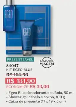 O Boticário kit egeo blue oferta