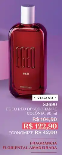 O Boticário Egeo red desodorante colônia oferta