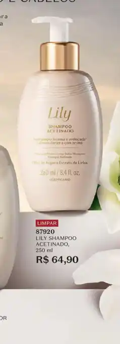Lily shampoo acetinado