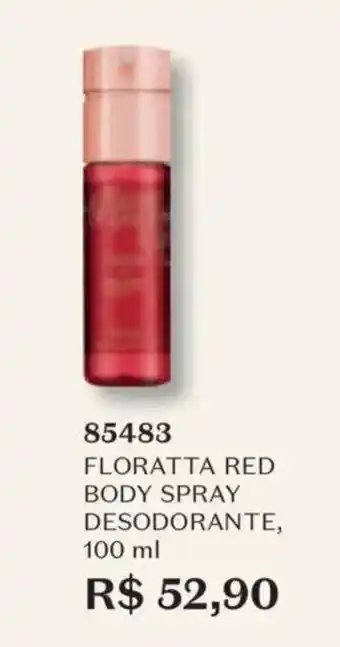 O Boticário floratta red body spray desodorante oferta