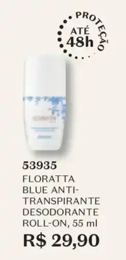 O Boticário Floratta blue anti-transpirante desodorante roll-on oferta