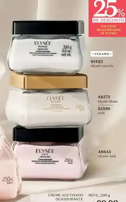 O Boticário creme acetinado desodorante oferta