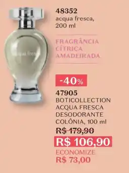 O Boticário Boticollection acqua fresca desodorante colônia, oferta