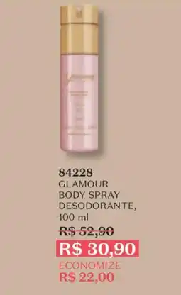 O Boticário Glamour body spray desodorante oferta