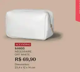 O Boticário Nécessaire off white oferta