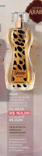 O Boticário Glamour fever o boticário oferta