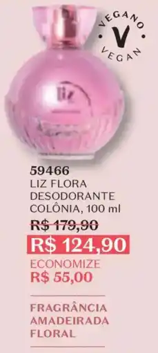 O Boticário Liz flora desodorante colônia oferta