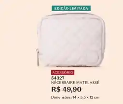 O Boticário necessaire matelassê oferta