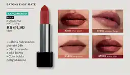 O Boticário Batons easy mate oferta