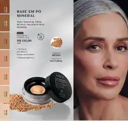 O Boticário Base em pó mineral oferta