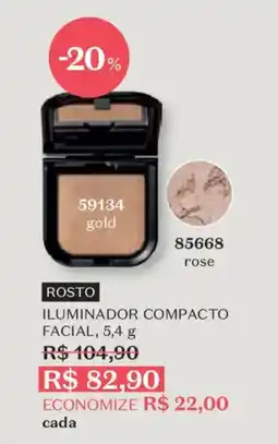 O Boticário iluminador compacto facial oferta
