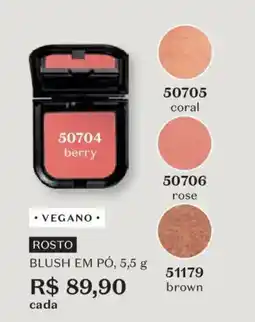 O Boticário blush em pó oferta