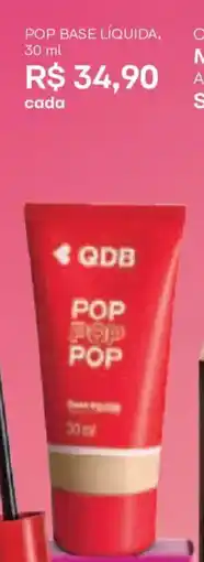 O Boticário Pop base líquida, oferta