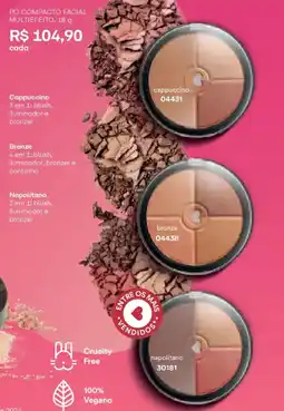 O Boticário Pó compacto facial multiefeito oferta