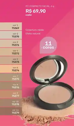 O Boticário Pó compacto facial oferta
