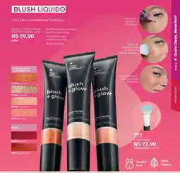 O Boticário Blush + glow líquido multifuncional oferta