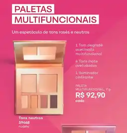 O Boticário Paleta multifuncional oferta