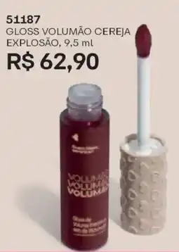 O Boticário Gloss volumão cereja explosão oferta
