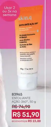 O Boticário Esfoliante ação 360° oferta