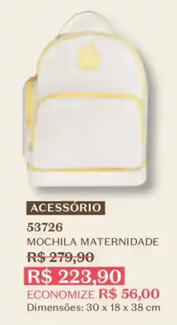 O Boticário Mochila maternidade oferta