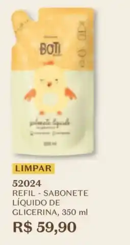 O Boticário Refil - sabonete líquido de glicerina oferta