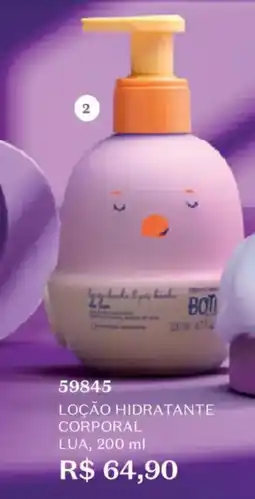 O Boticário Loção hidratante corporal lua oferta