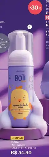 O Boticário Espuma de banho lua, oferta