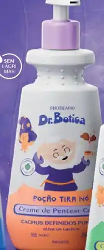 O Boticário Poção tira nó creme de pentear cachos definidos por ativa os cachos infantil oferta