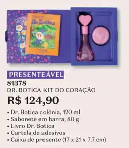 O Boticário Dr. Botica kit do coração oferta